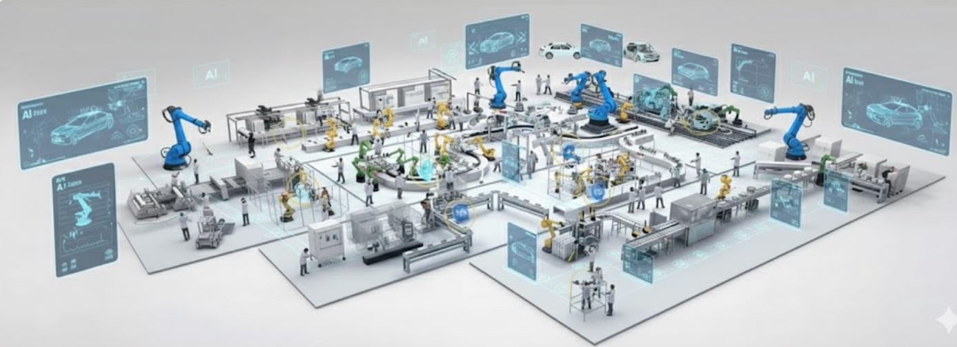 AI, IoT and Computer Vision - AI in Manufacturing