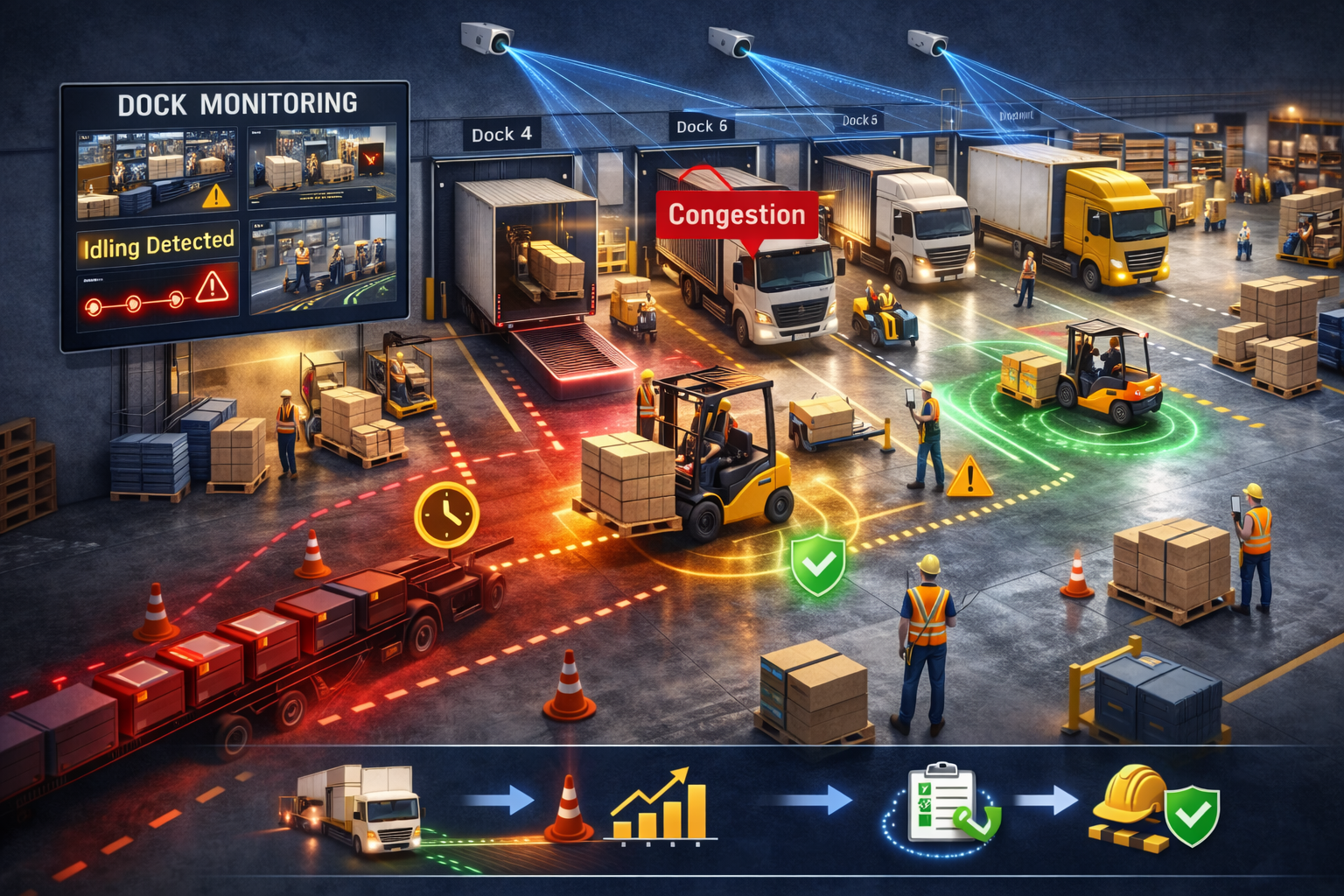 Dock Congestion & Warehouse Throughput Loss
