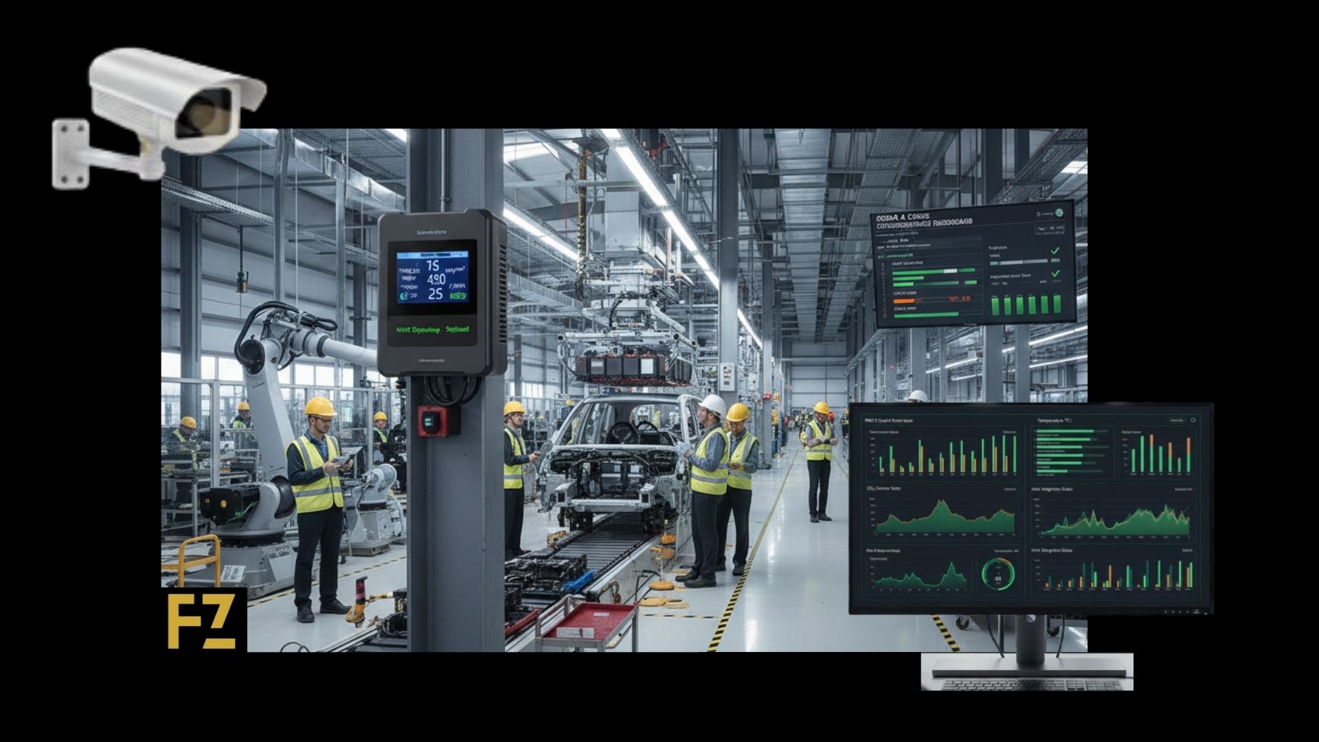 AI Indoor Air Quality and Humidity Monitoring Dashboard