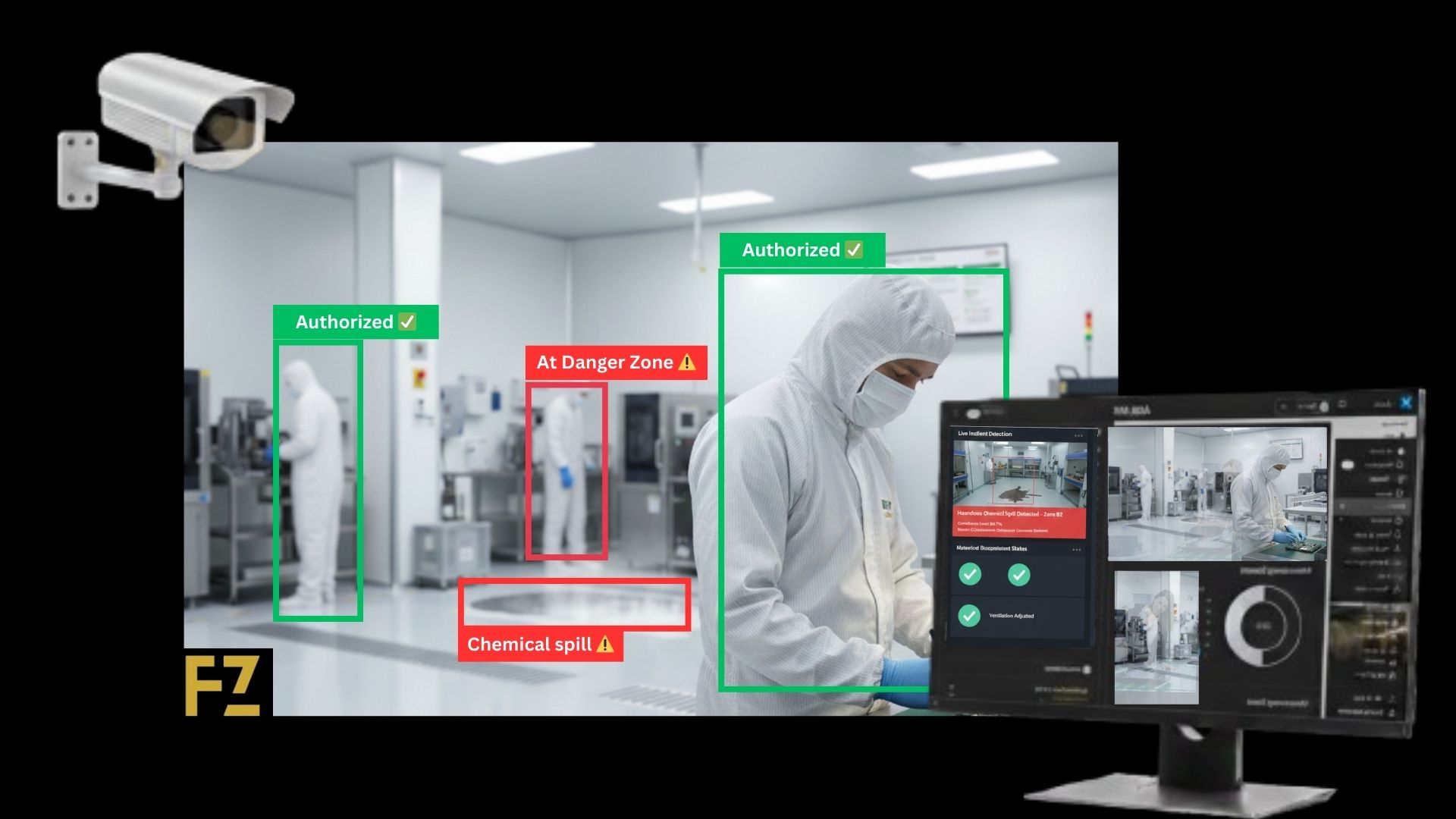 AI Chemical Safety and Hazardous Materials Monitoring Dashboard
