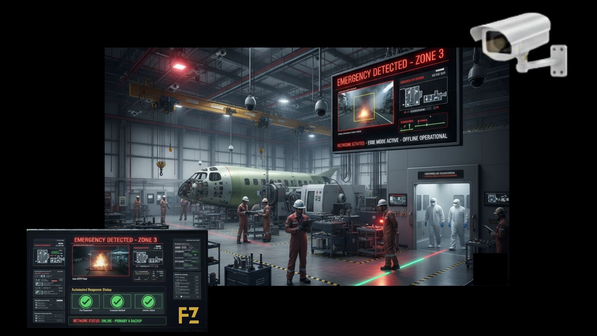 EHS Vigilent Edge AI Emergency Response Dashboard