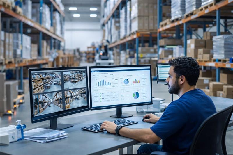 Warehouse operational risk visibility and control - safety and flow monitoring